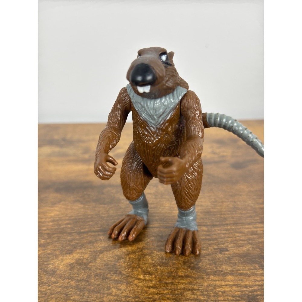 Vintage TMNT Splinter Rat Action Figure 1990 Playmates Toys – Brown & Gray Rare